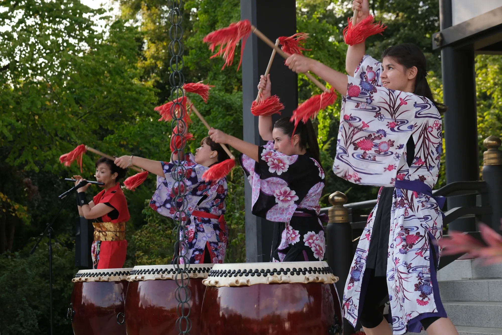 Taiko LION beim gemeinsamen Auftritt